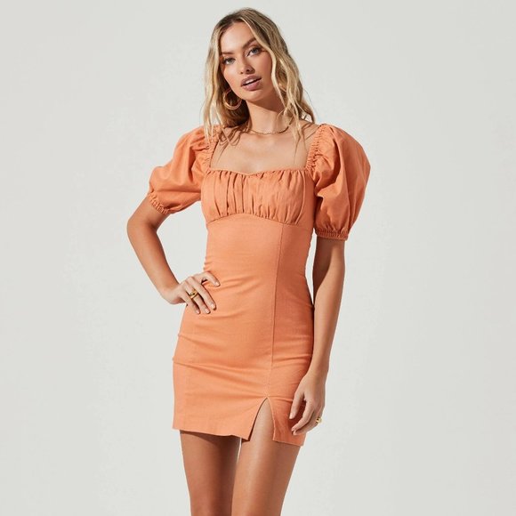 ASTR Mini Dress - NWT - Papaya - Picture 1 of 10
